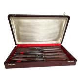 Ensemble de 10 couteaux manche en Bakélite