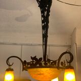 Chandelier glass paste