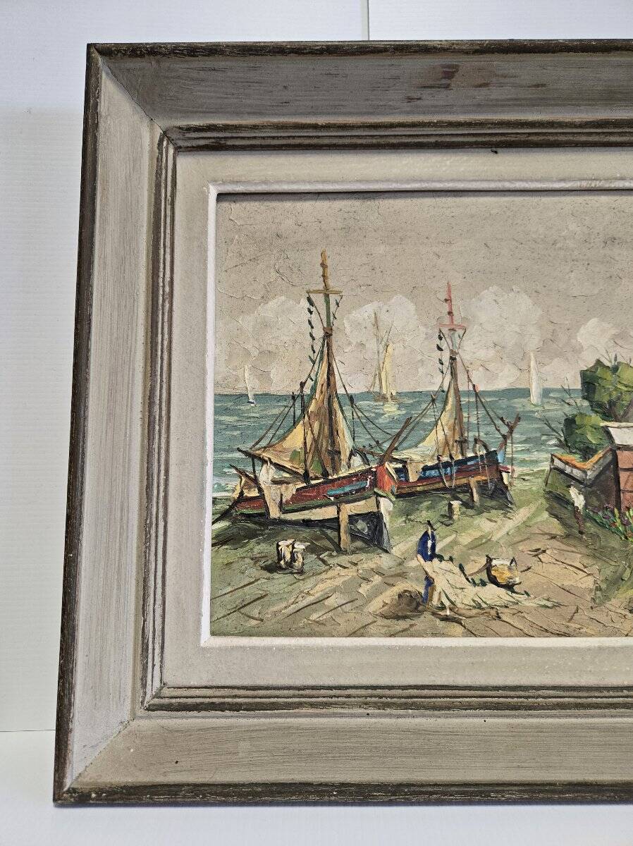 Vaniscotte: oil painting on canvas / view of the North coast