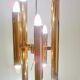 Brass pendant lamp by Oscar Torlasco 1970s
