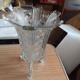 Tripod glass vase size