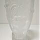 Vase pressed glass molded matte Josef Inwald decoration cherries
