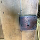 Front of old double door walnut cabinet