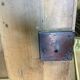 Double door antique wardrobe front in walnut.