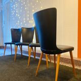 Set of 6 Essor chairs by Baumann 1960