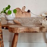 Fruit cup in chiseled glass