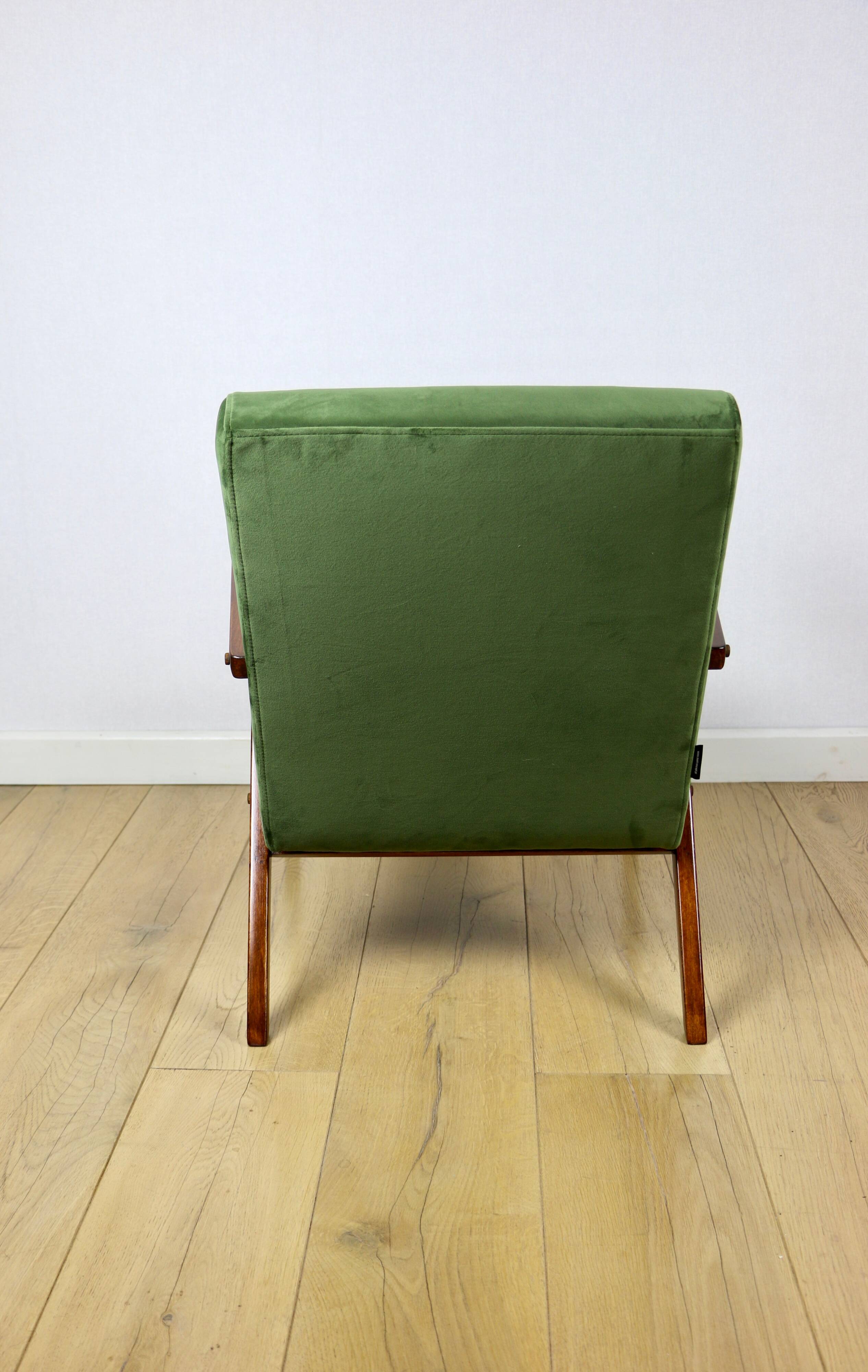 B-310 VAR armchair sea green olive velvet