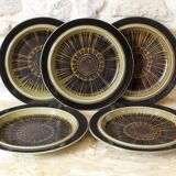 5 plates Kosmos Arabia Finland series