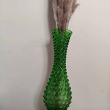 Vase with green spikes from Italy, vintage 60s