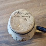 Henriot Quimper milk jug Brittany mid-20th century