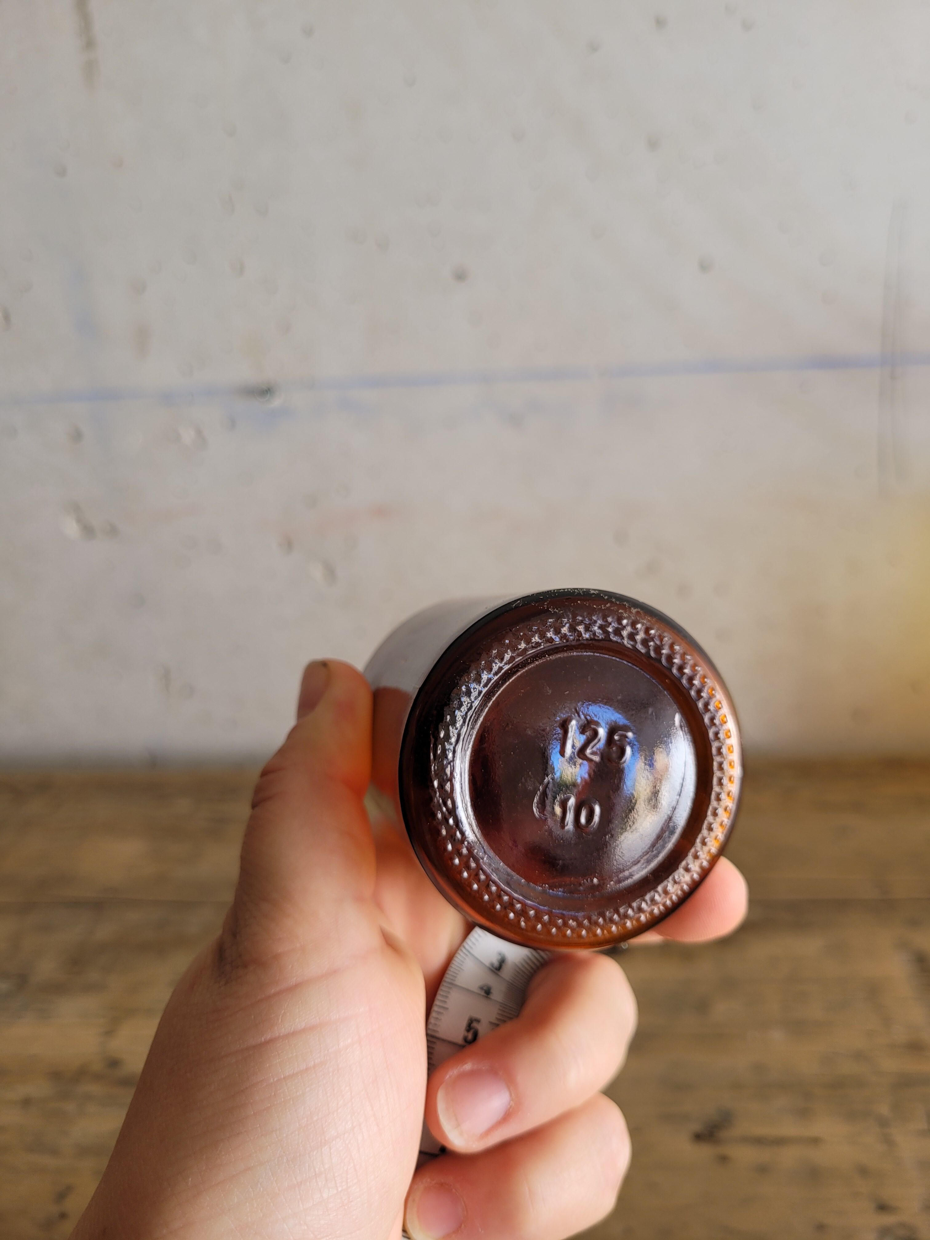 5 old pharmacy bottles