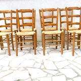 8 farm chairs, early twentieth