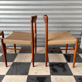 Set of 4 chairs by H.W. Klein for Bramin