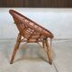 Easy Chair Hand-Woven in Wicker Rattan, Italy 1950s