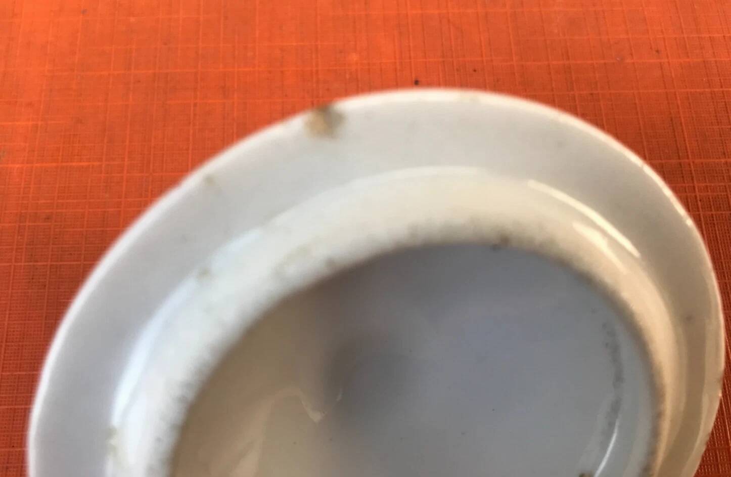 1900s Porcelain cream jug with Forget-me-not decoration