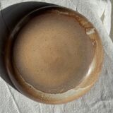 11 assiettes creuses artisanales vintage en grès mat