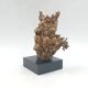 Organic Sculpture Brutalist Modernist Midcentury Gilded Bronze Casting