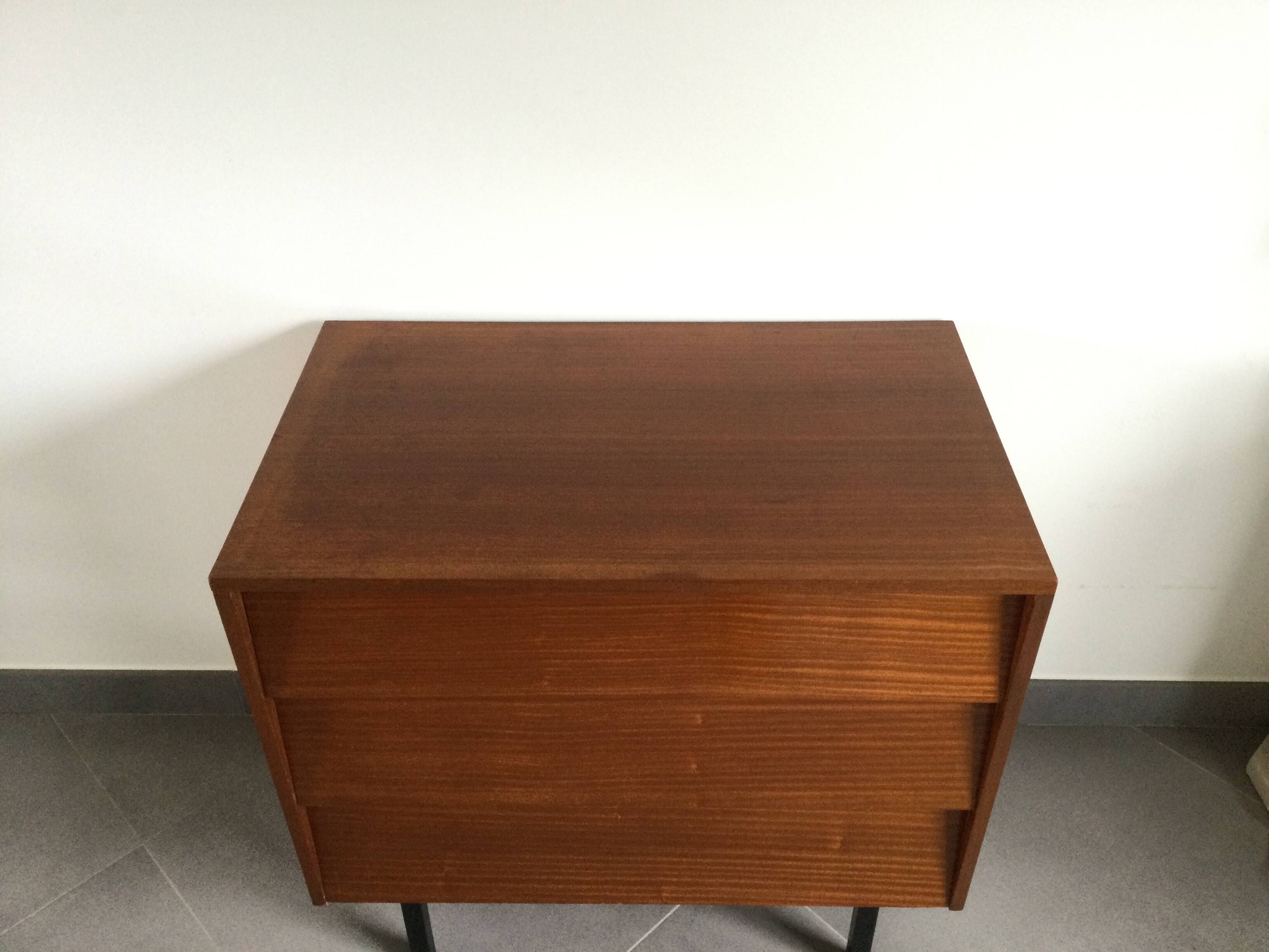 Three-drawer chest of drawers, 1970