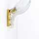 J.T. Kalmar enormous petal wall light in brass and blown glass, mid-century, Austria, 1970s