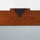 Amsterdam School style solid Oak Mirror, The Netherlands ca. 1915