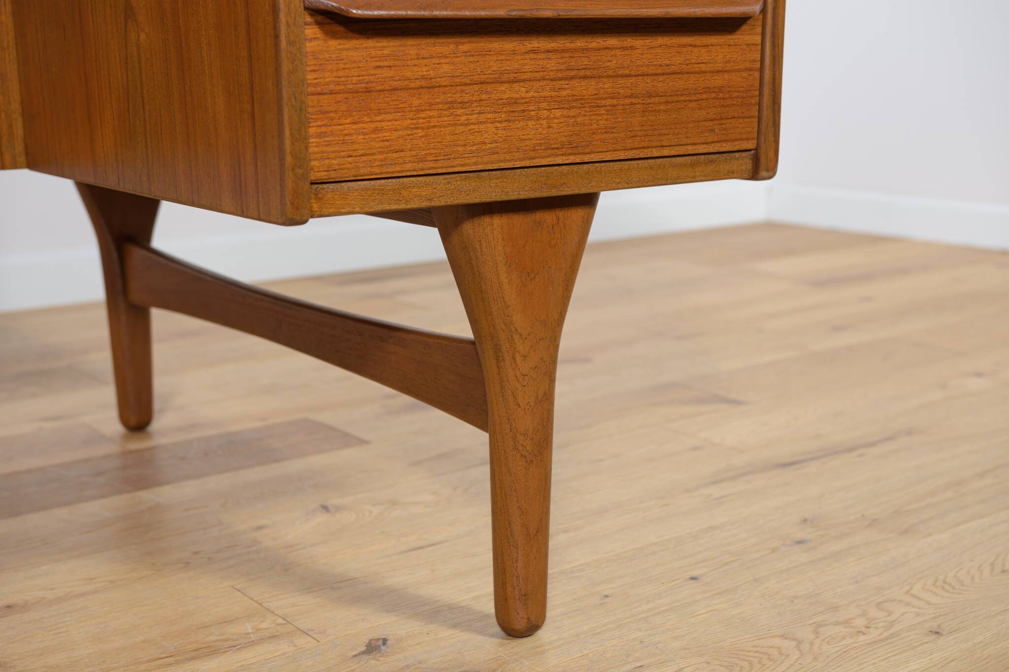 Mid-Century Freestanding teak Desk by Valdemar Mortensen, 1960s