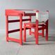 Vintage chair and children's desk, german 80s