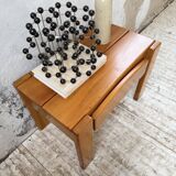 Solid elm bedside table Maison Regain