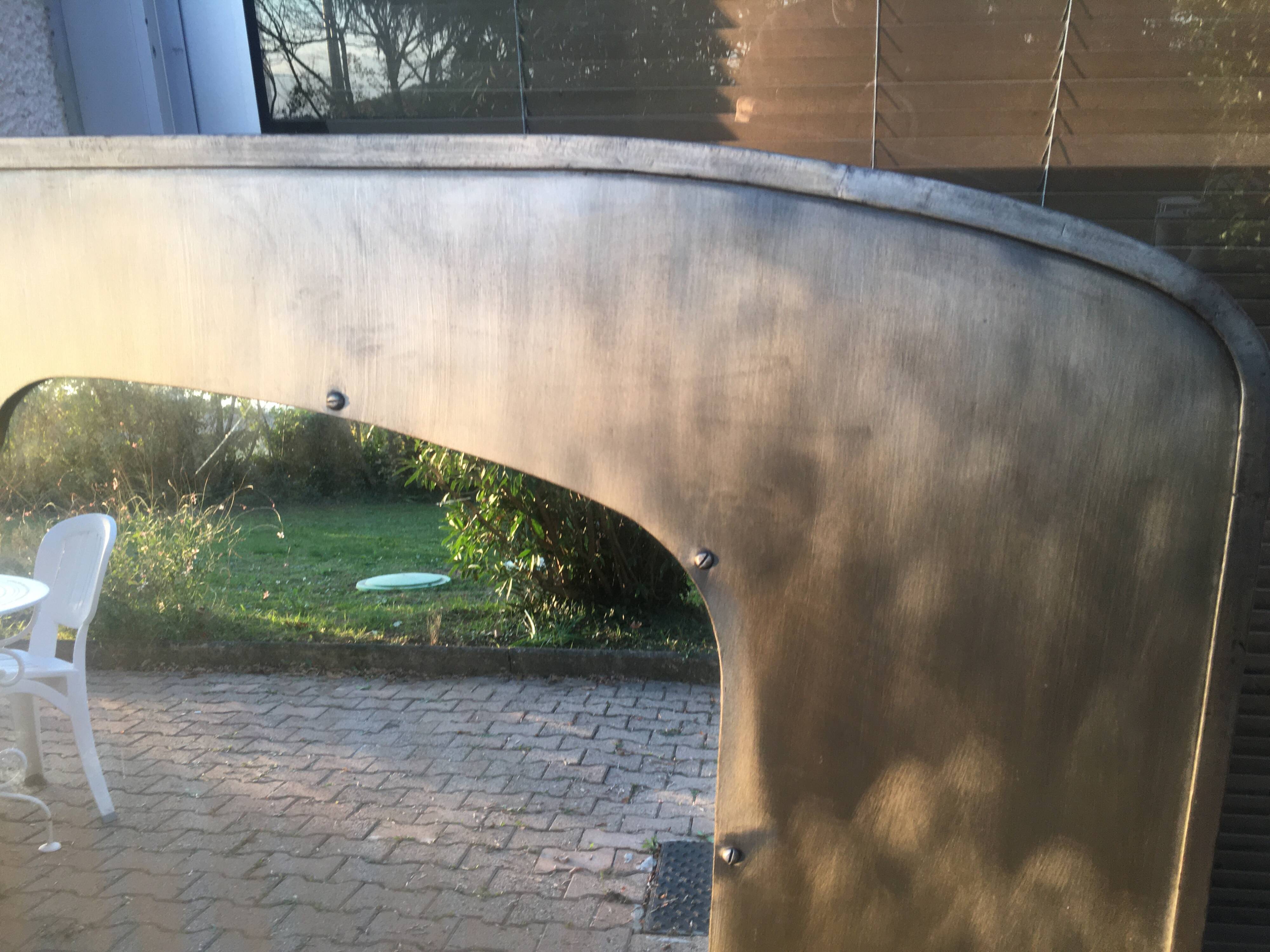 Metal mirror - 128x166 cm