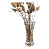 Glass tulip vase