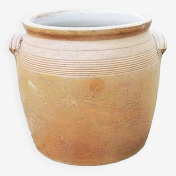 Old Caramel Stoneware Grease Pot H 26 cm