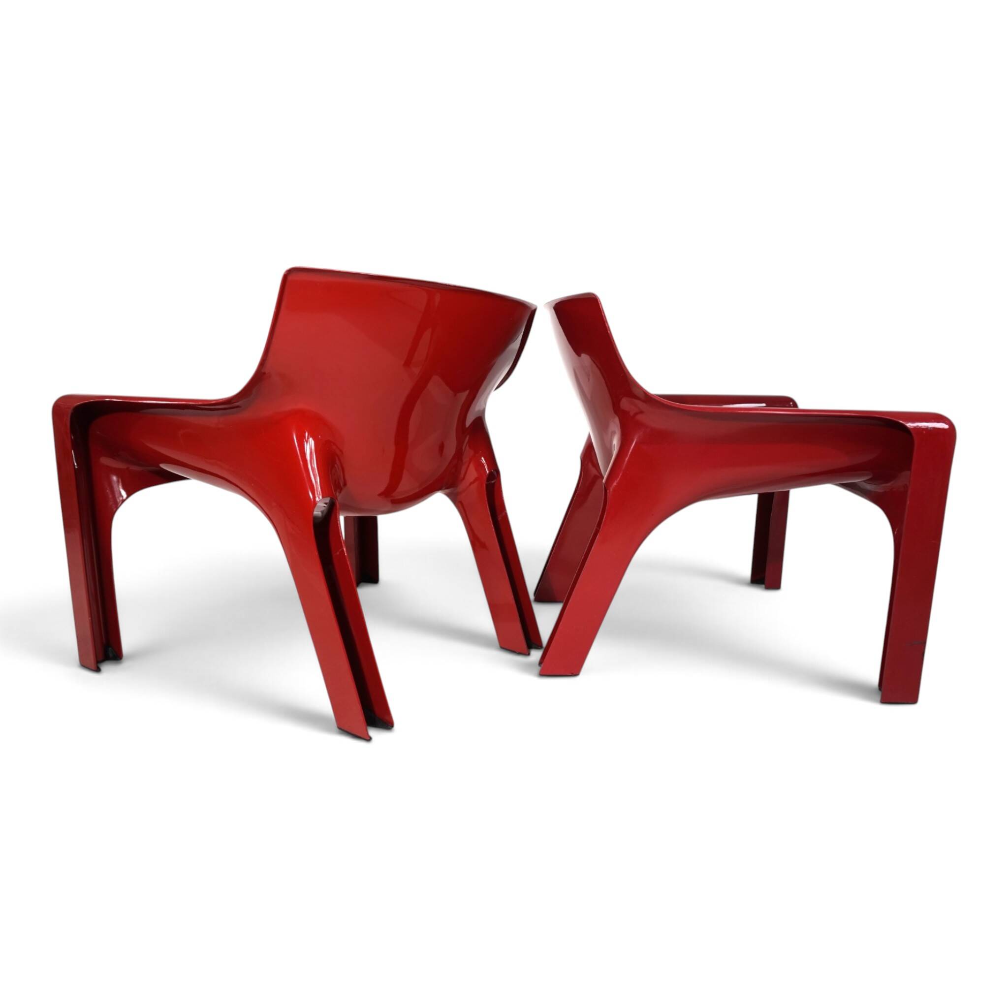 Vico Magistretti Vicario Ensemble de 2 Fauteuils pour Artemide, 1970