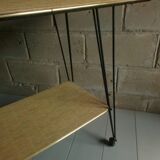 Vintage Eiffel feet side table