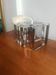 Vintage 70s Chrome Metal Cube Lamp - Sciolari / Rega Style