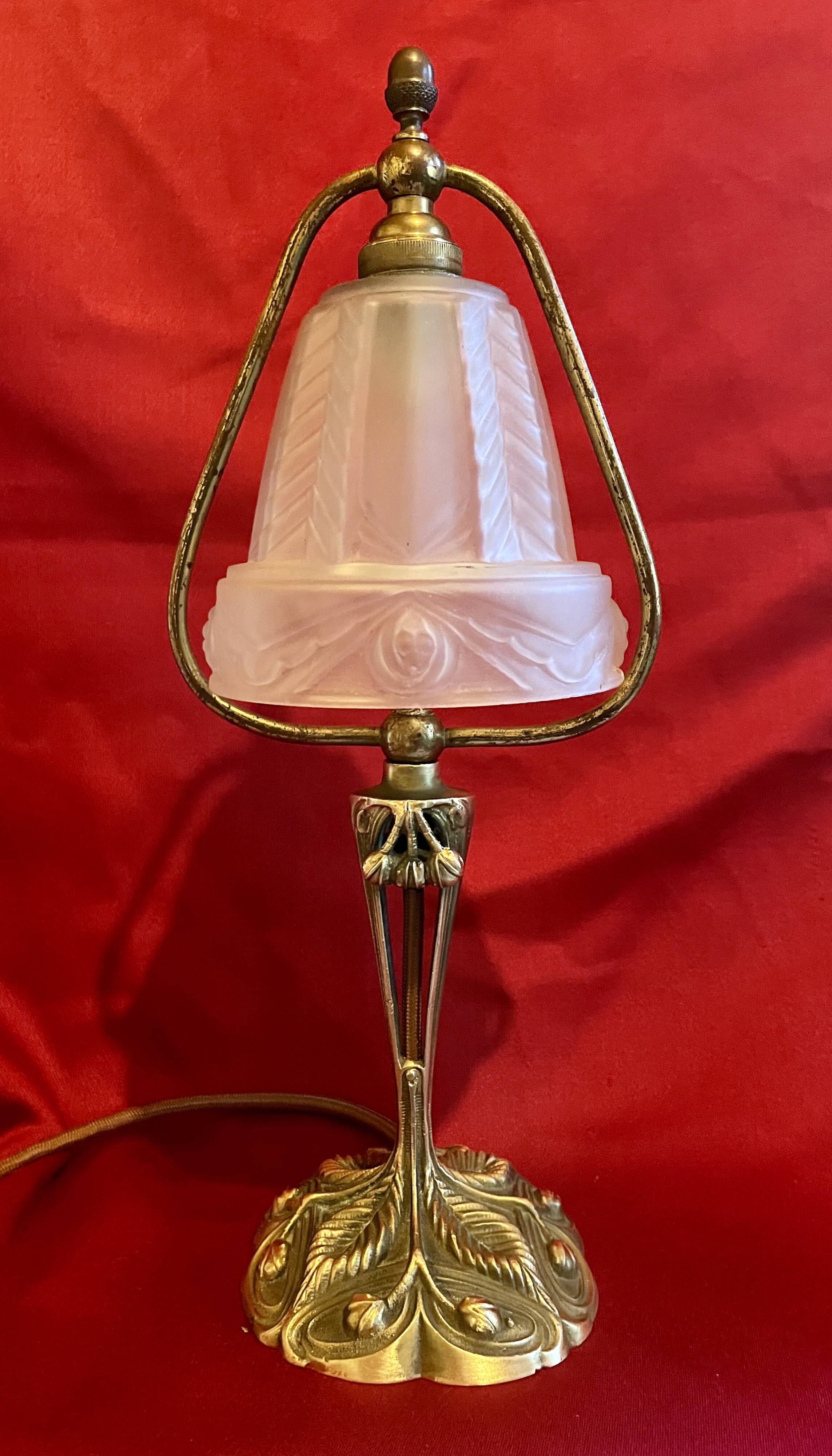 Art Deco Lamp "G. Leleu" 1930