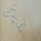 Vintage sideboard from 1962, signed