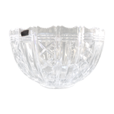 Bohemian crystal salad bowl