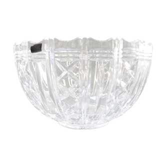 Bohemian crystal salad bowl