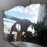 Old trapezoidal mirror