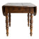 Antique solid wood drop-leaf dining table