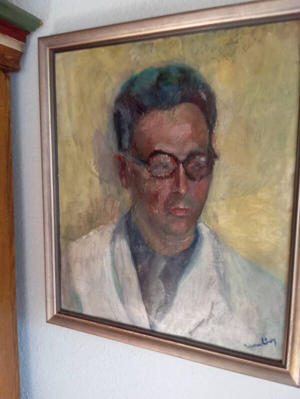 Portait homme signé Léwy