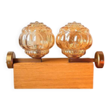 Pair of bubble wall lights by Helena Tynell from the 70s.