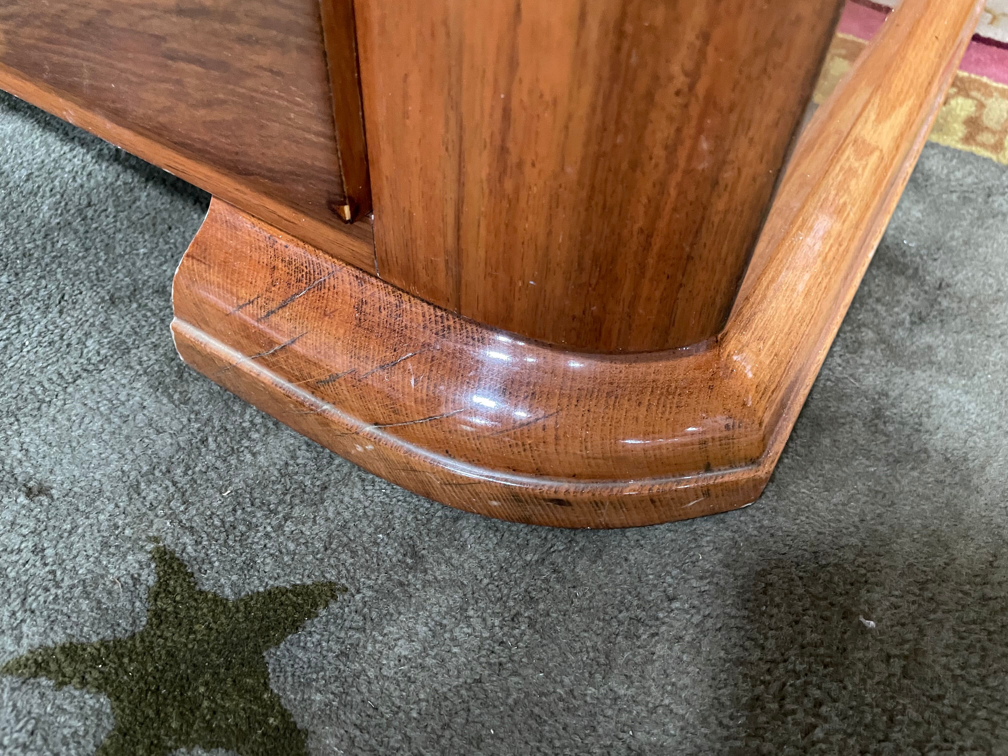 Art Deco style chest of drawers walnut veneer