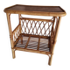 Vintage Rattan Side Table