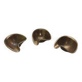 Suite de cendriers design bronze