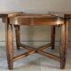 Vintage extendable wooden table from the 50s with independent extension