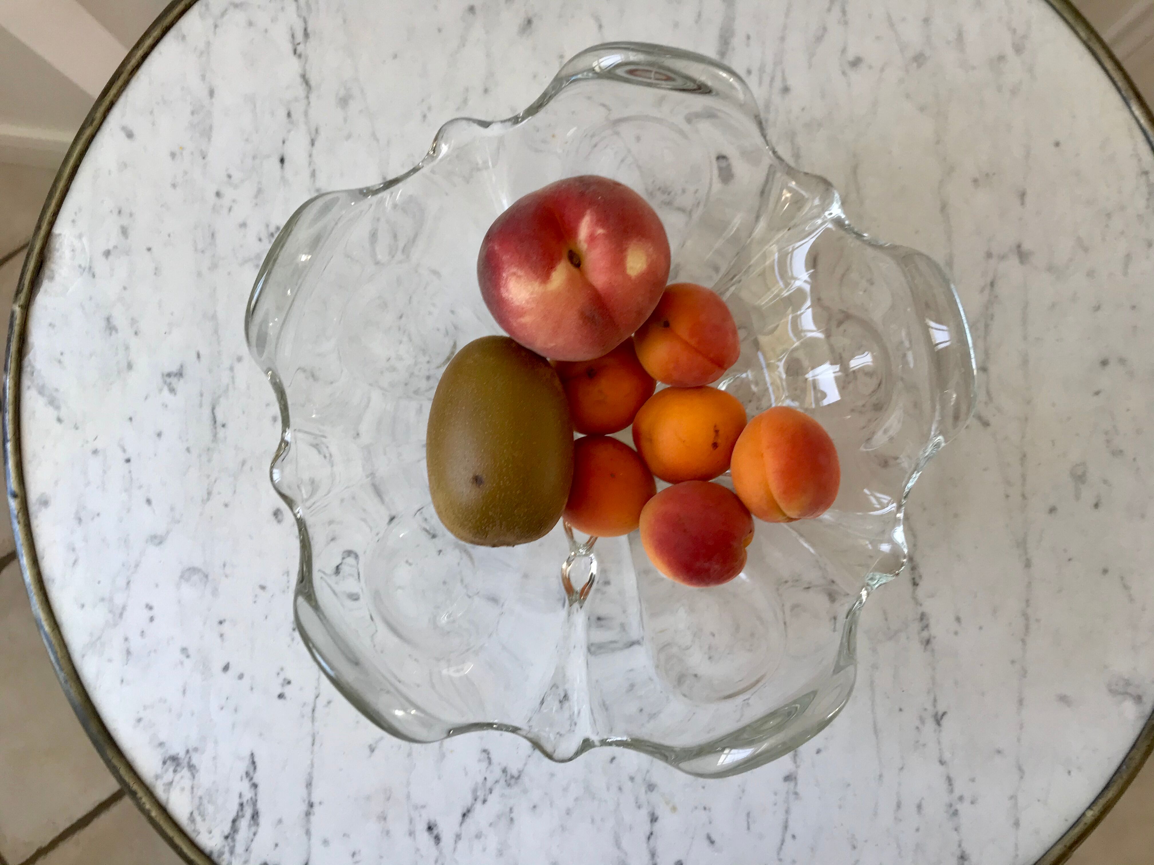 Glass fruit cup 50s