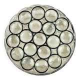 Large Mid-Century Modern Glass Ceiling Light from Limburg, Germany, 1970s