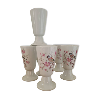 6 porcelain spring mazagrans