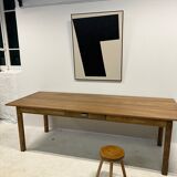 Oak and pine farmhouse table