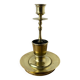Antique solid brass candle holder